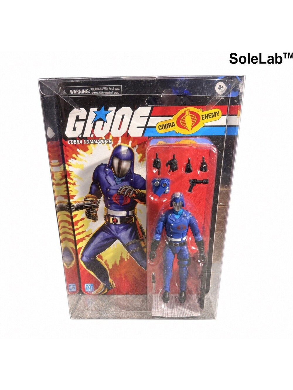 G.I. Joe Classified Retro Cobra Commander 6” Sealed w/ Protective Case